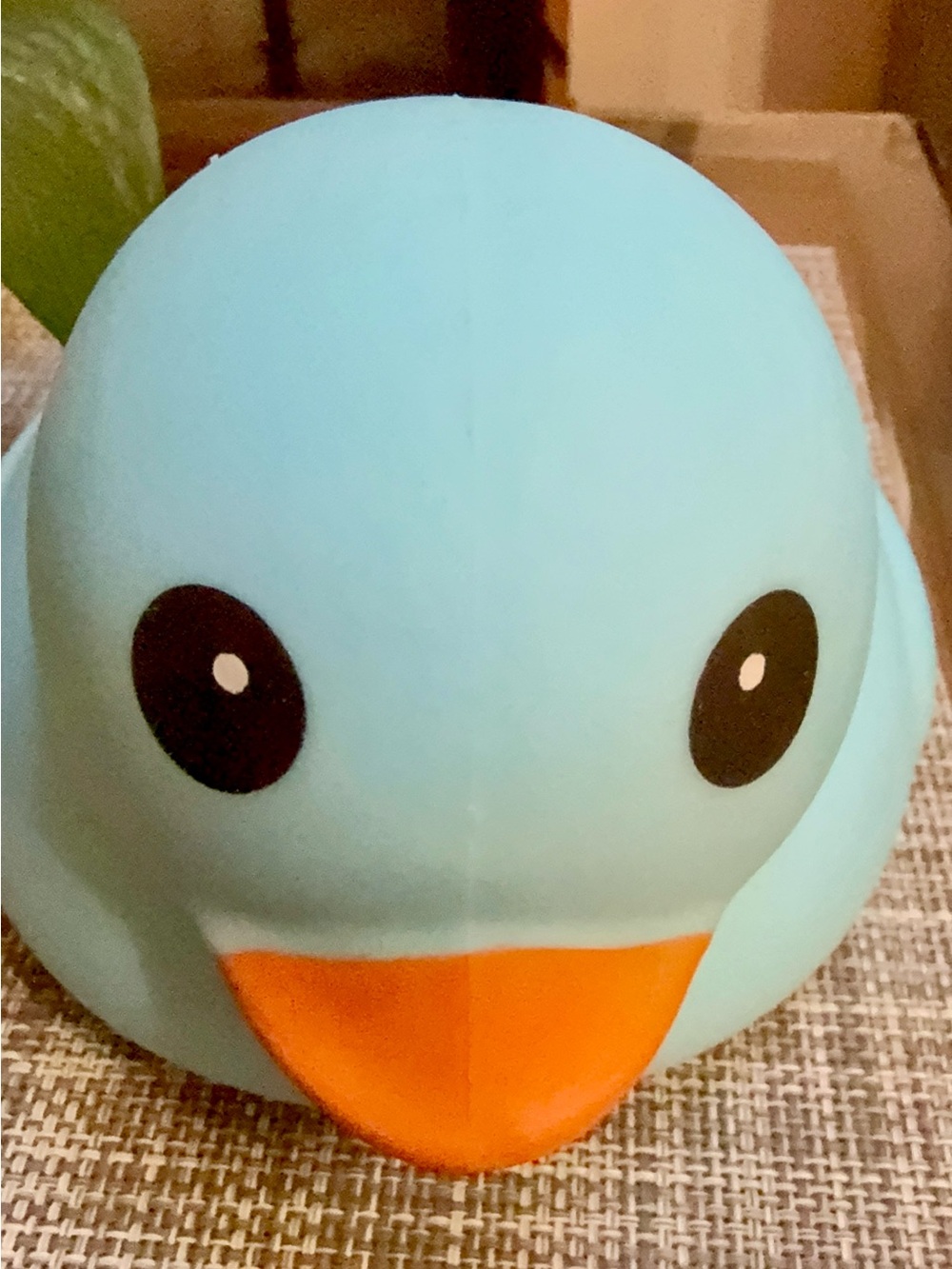 Lauffy Quacks๐ฃ Squishy Jumbo Blue ๐ฉตDucky Stretchy Squeezable Duck Toy -